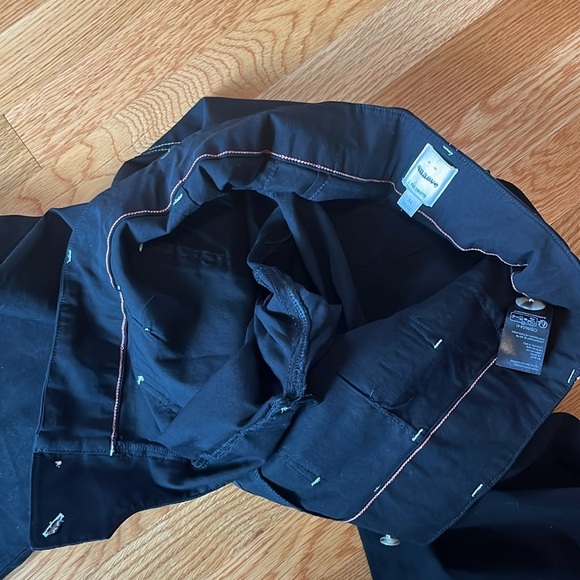 Anthropologie The Colette Contrast-Stitch Cropped Wide-Leg Pants Size 34 NWT - Picture 11 of 16